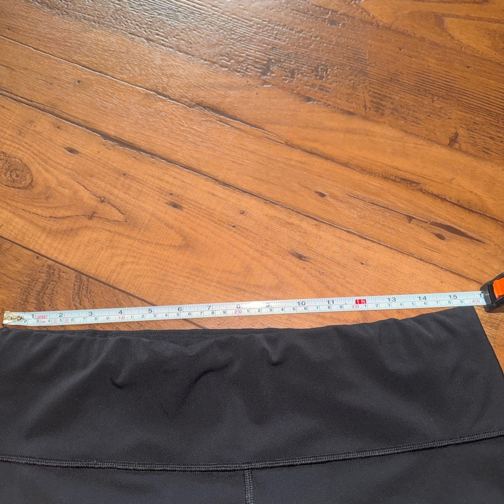 Pristine Athleta Challenge 7/8 Leggings Black High Rise Zip Pocket Size Large - Picture 10 of 10